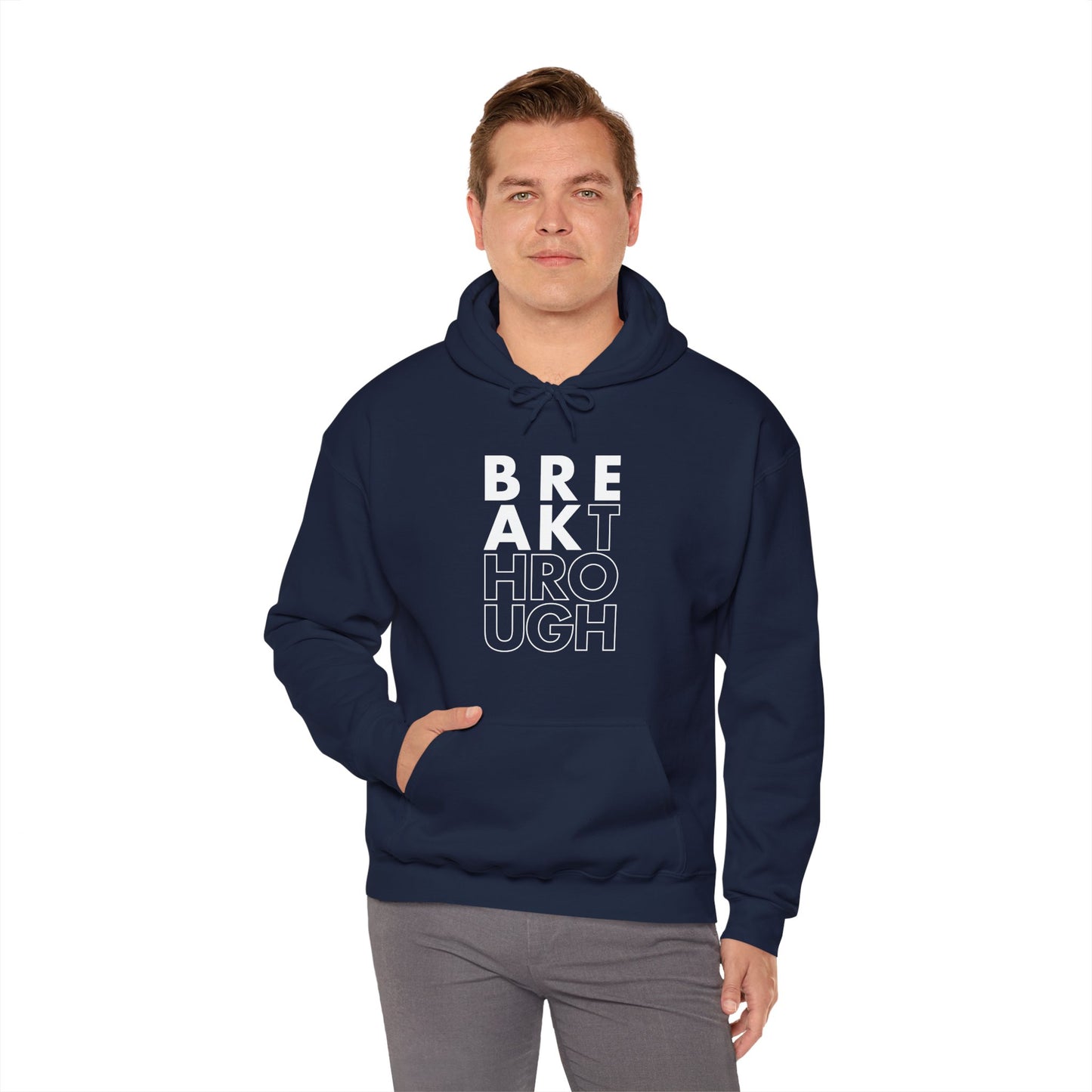 “Breakthrough” Unisex Heavy Blend™ Hooded Sweatshirt