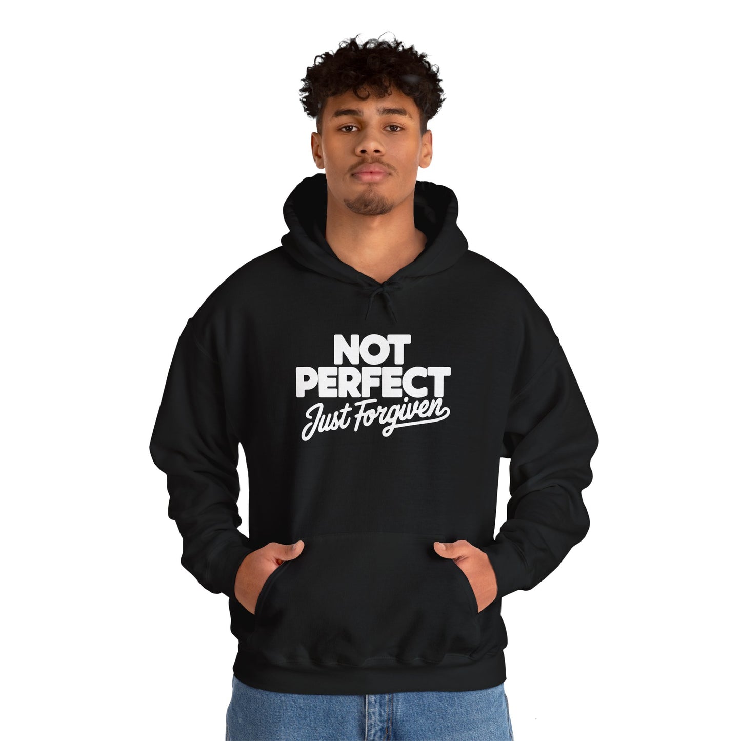 “Not Perfect” Unisex Heavy Blend™ Hooded Sweatshirt