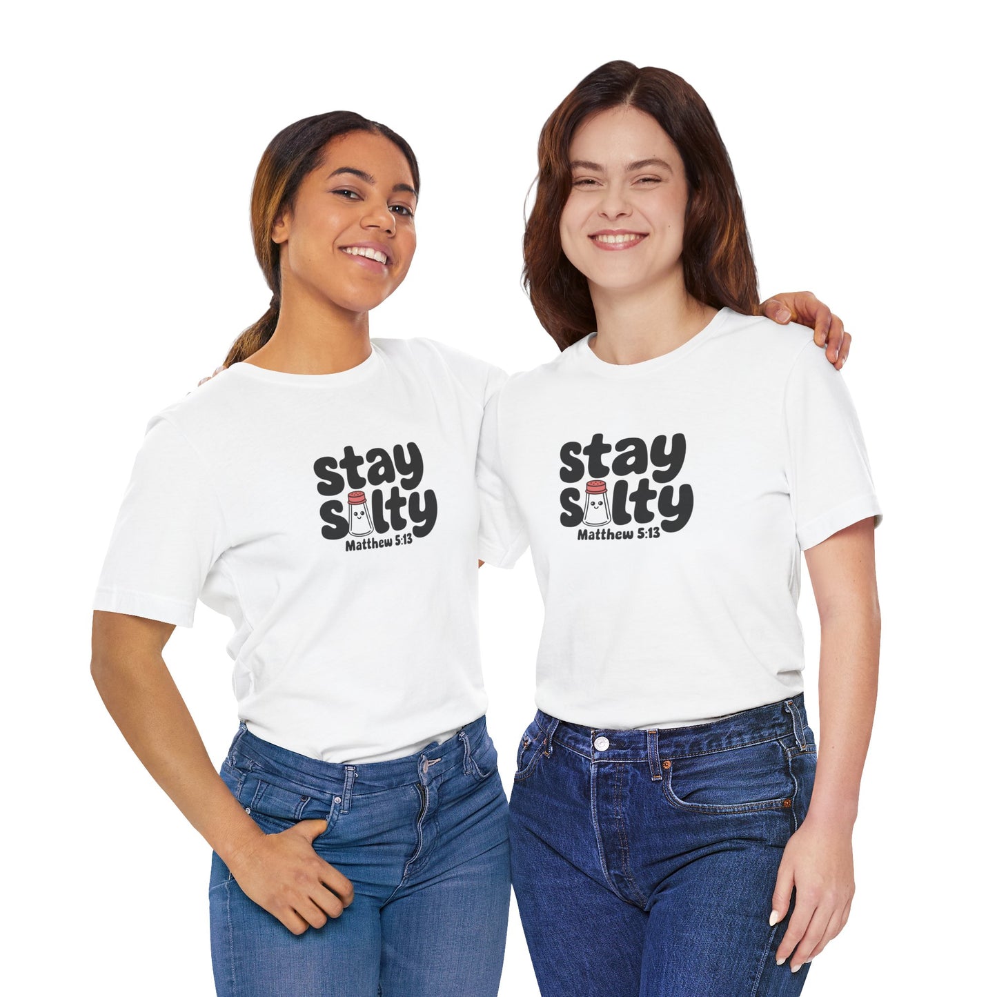 "Stay Salty" Women's Jersey Short Sleeve Tee