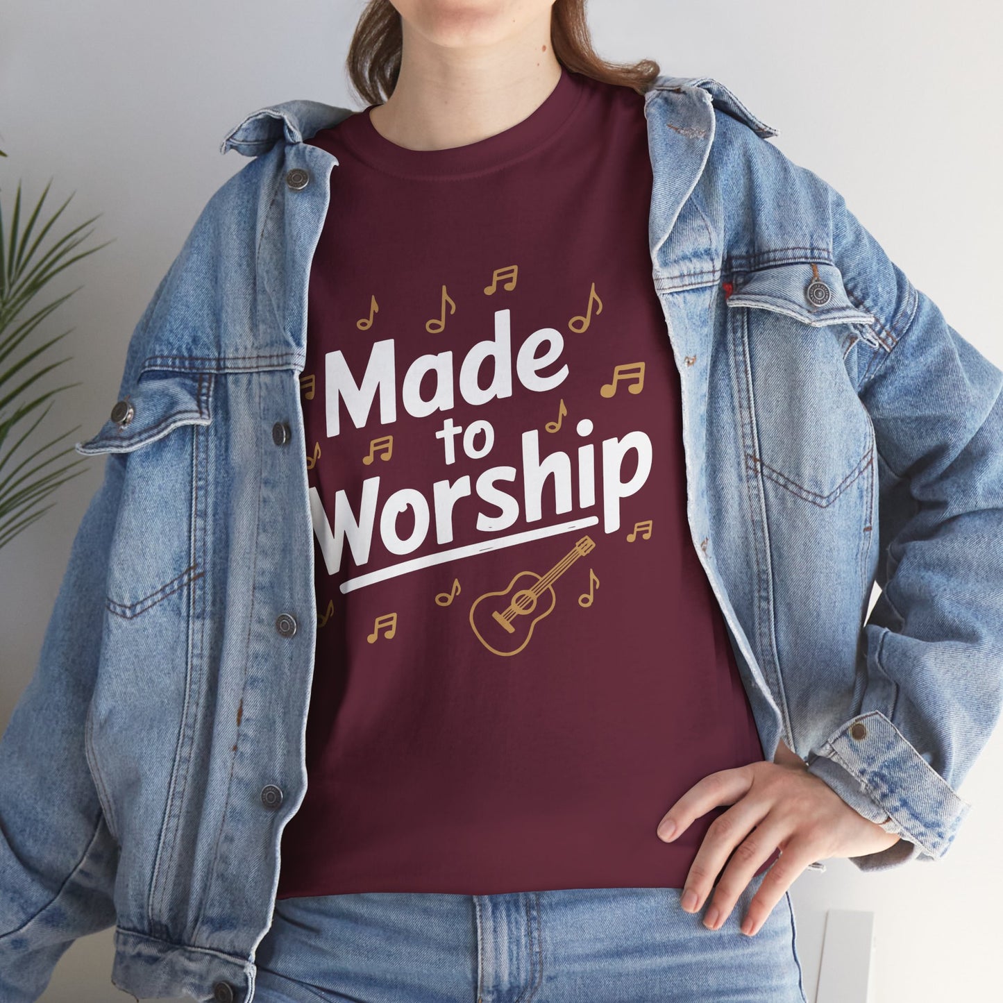 "Made to Worship" Unisex Heavy Cotton Tee