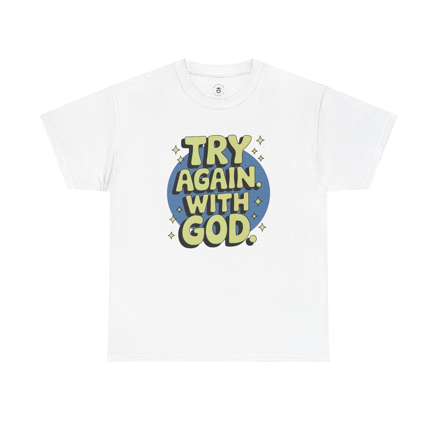 "Try Again" Unisex Heavy Cotton Tee