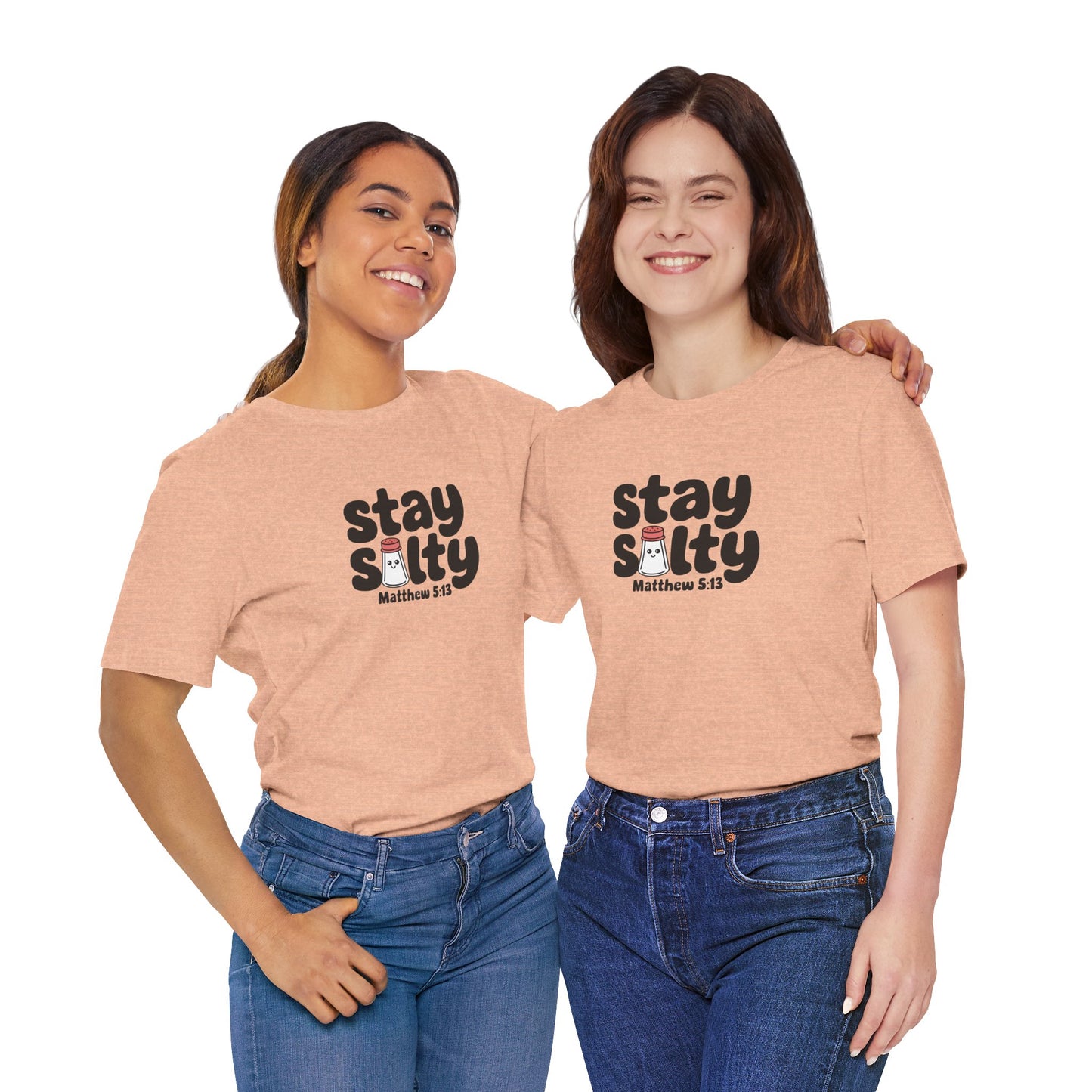 "Stay Salty" Women's Jersey Short Sleeve Tee
