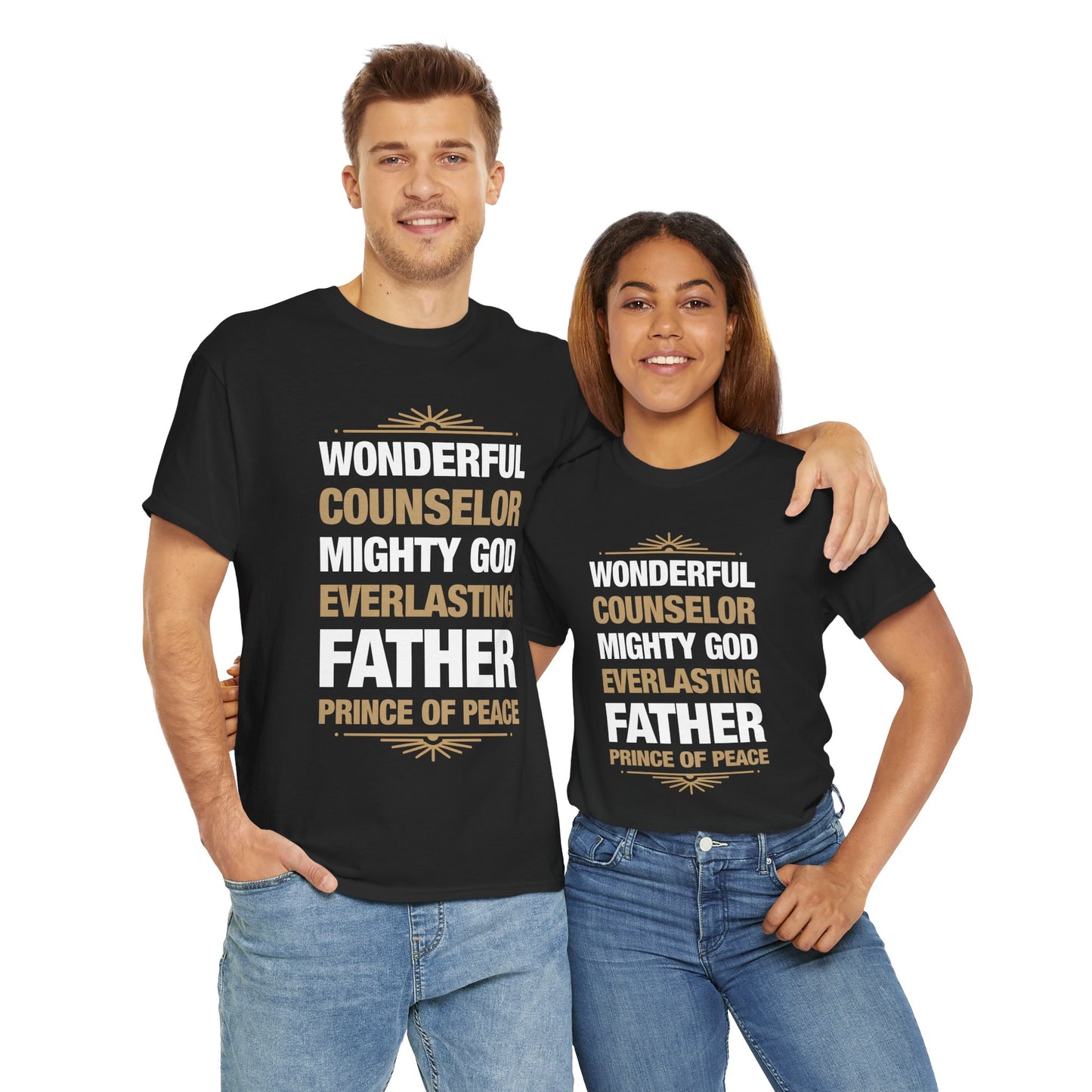 "Titles of Christ" Unisex Heavy Cotton Tee