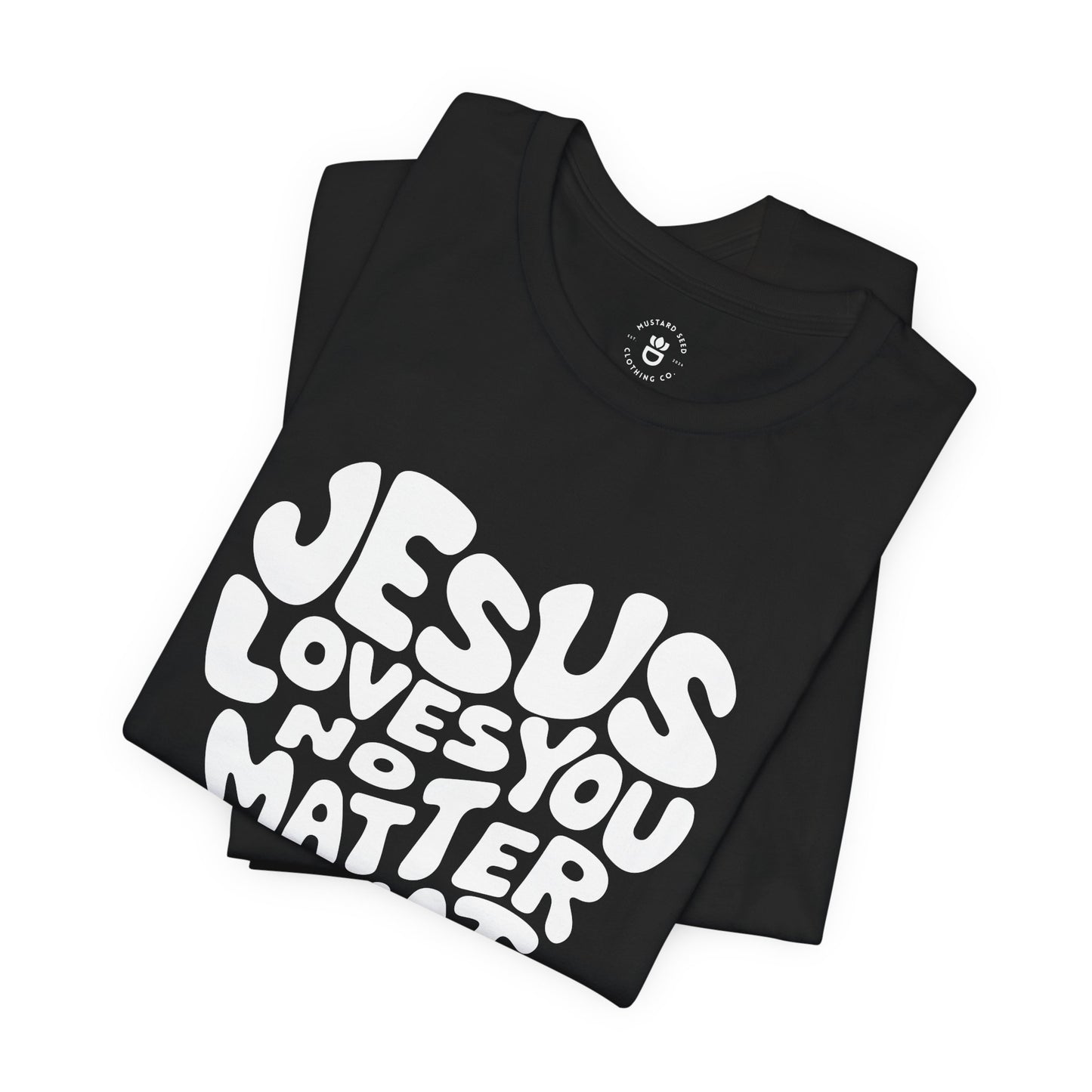 "Jesus Loves You" Women's Jersey Short Sleeve Tee