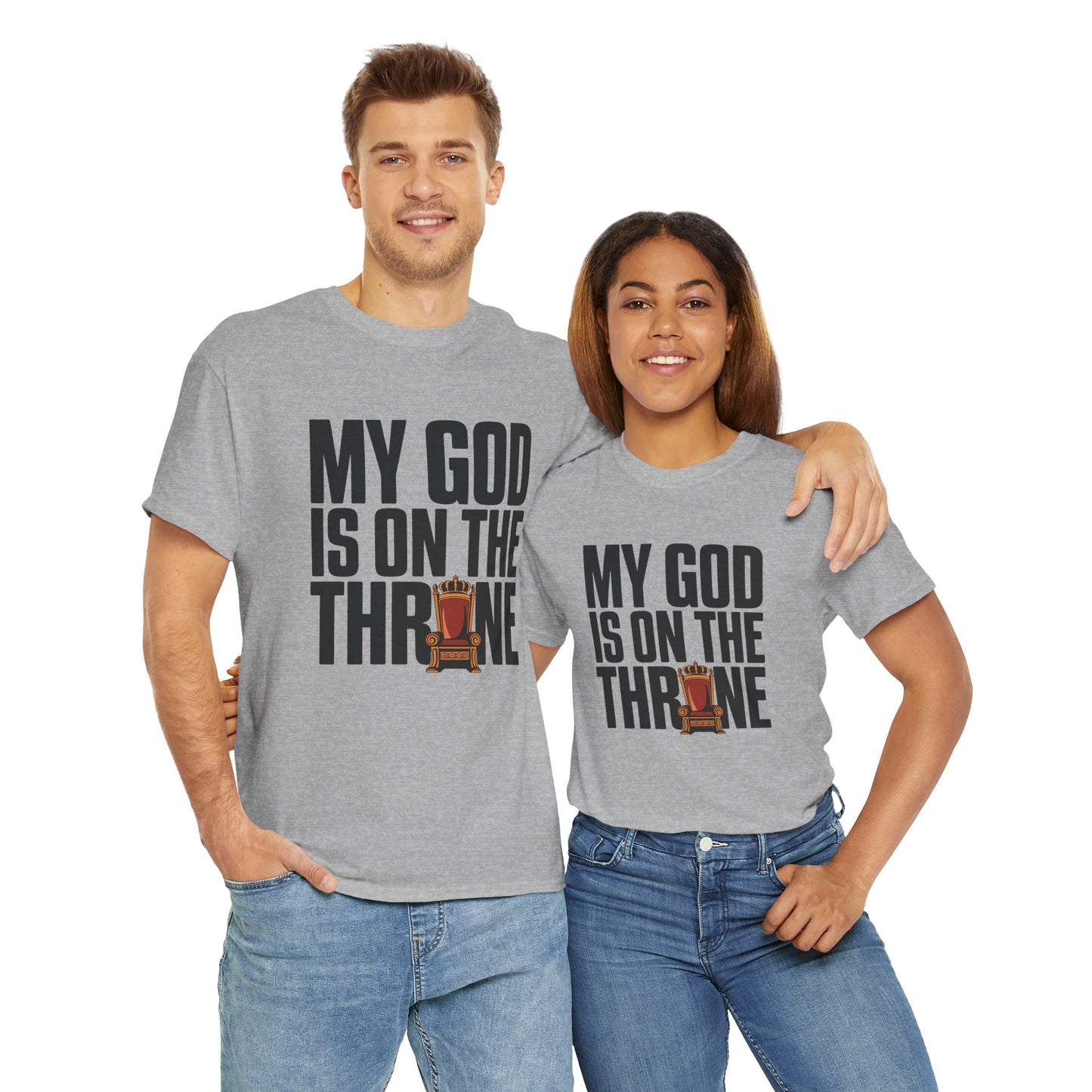 "On the Throne" Unisex Heavy Cotton Tee