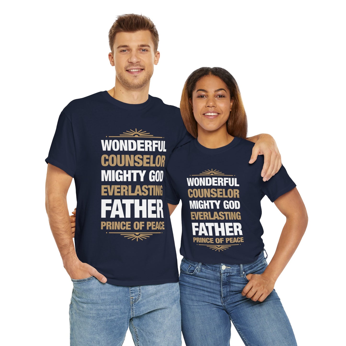 "Titles of Christ" Unisex Heavy Cotton Tee