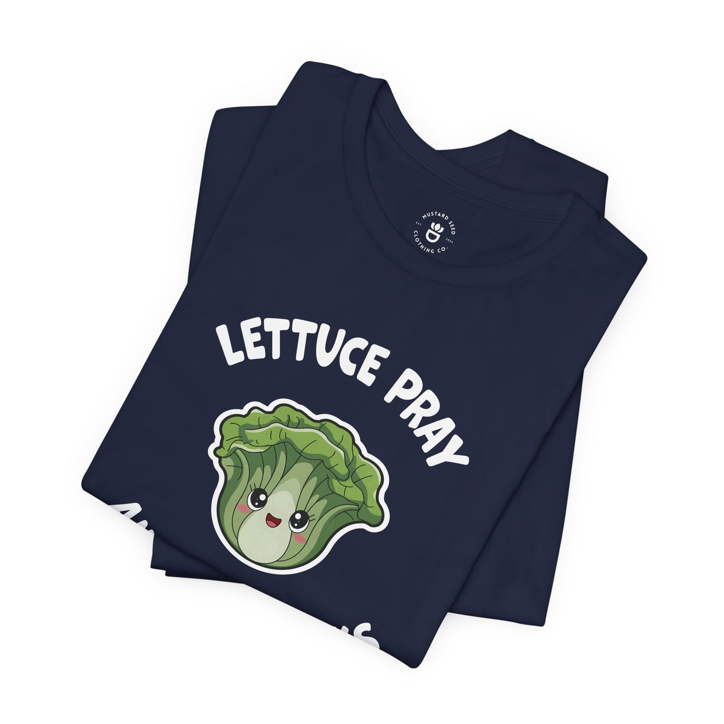 "Lettuce Pray" Women's Jersey Short Sleeve Tee