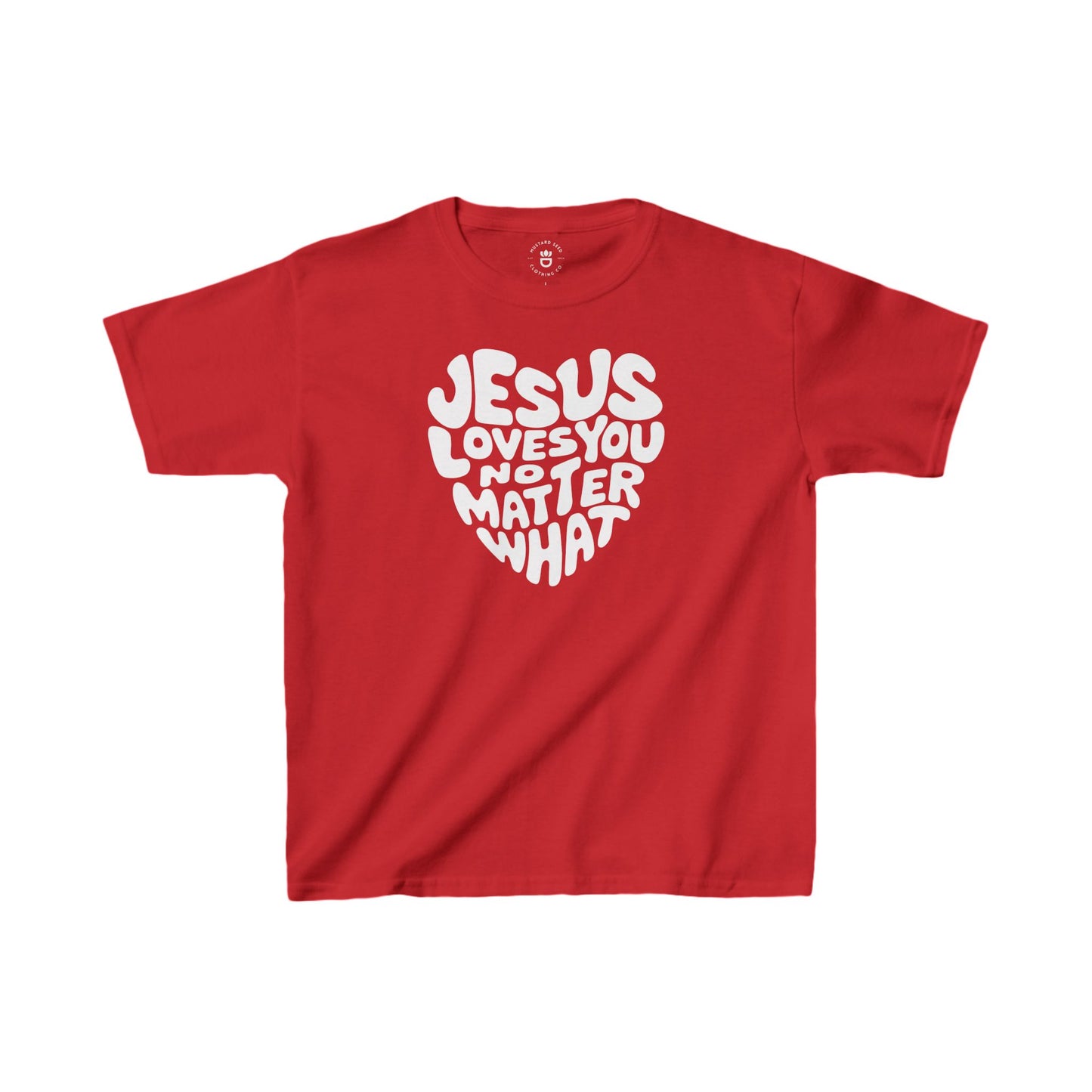 "Jesus Loves You" Kids Heavy Cotton™ Tee