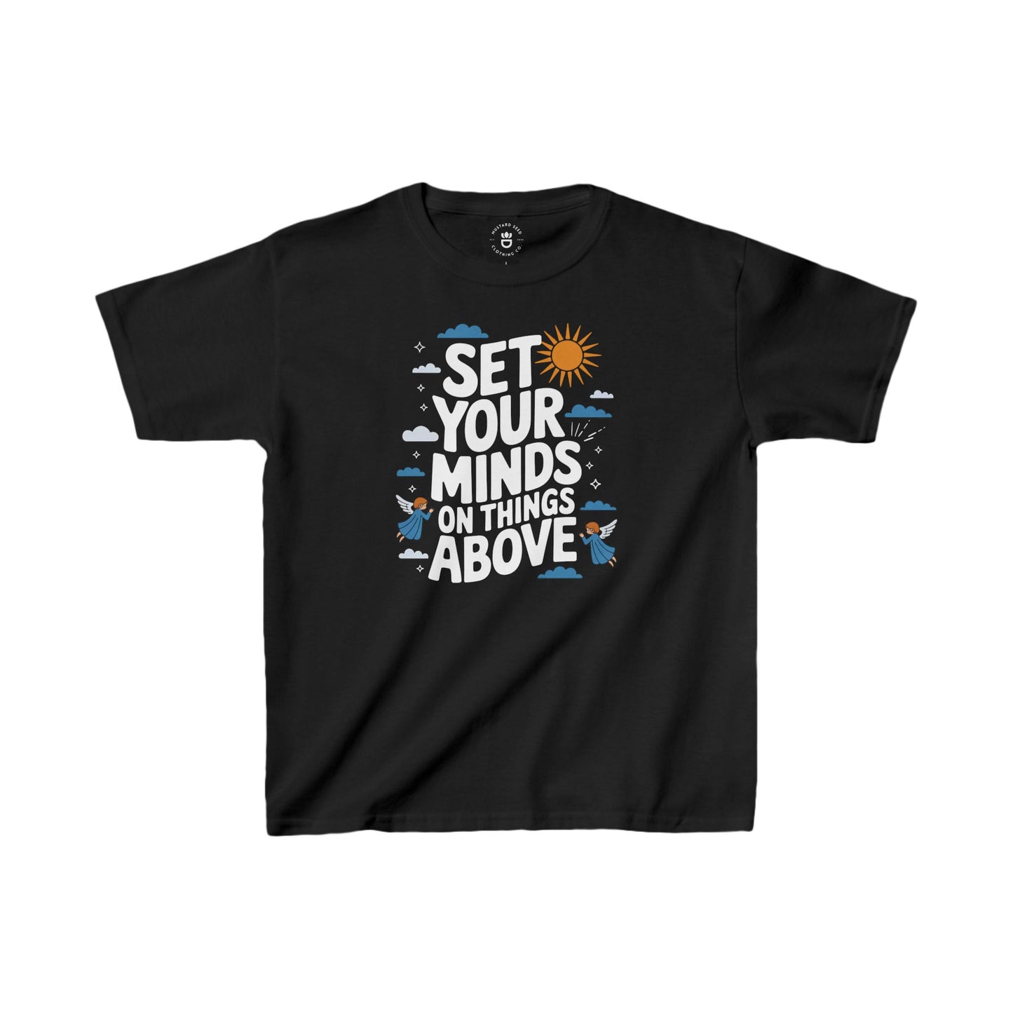 "Set Your Minds" Kids Heavy Cotton™ Tee