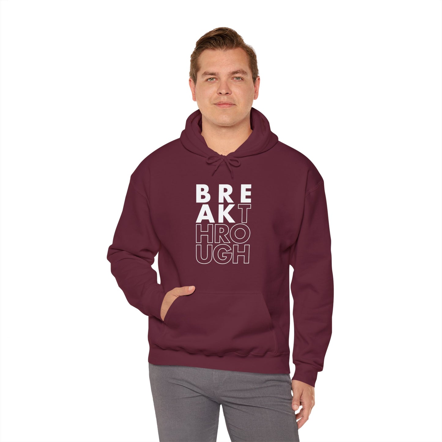“Breakthrough” Unisex Heavy Blend™ Hooded Sweatshirt