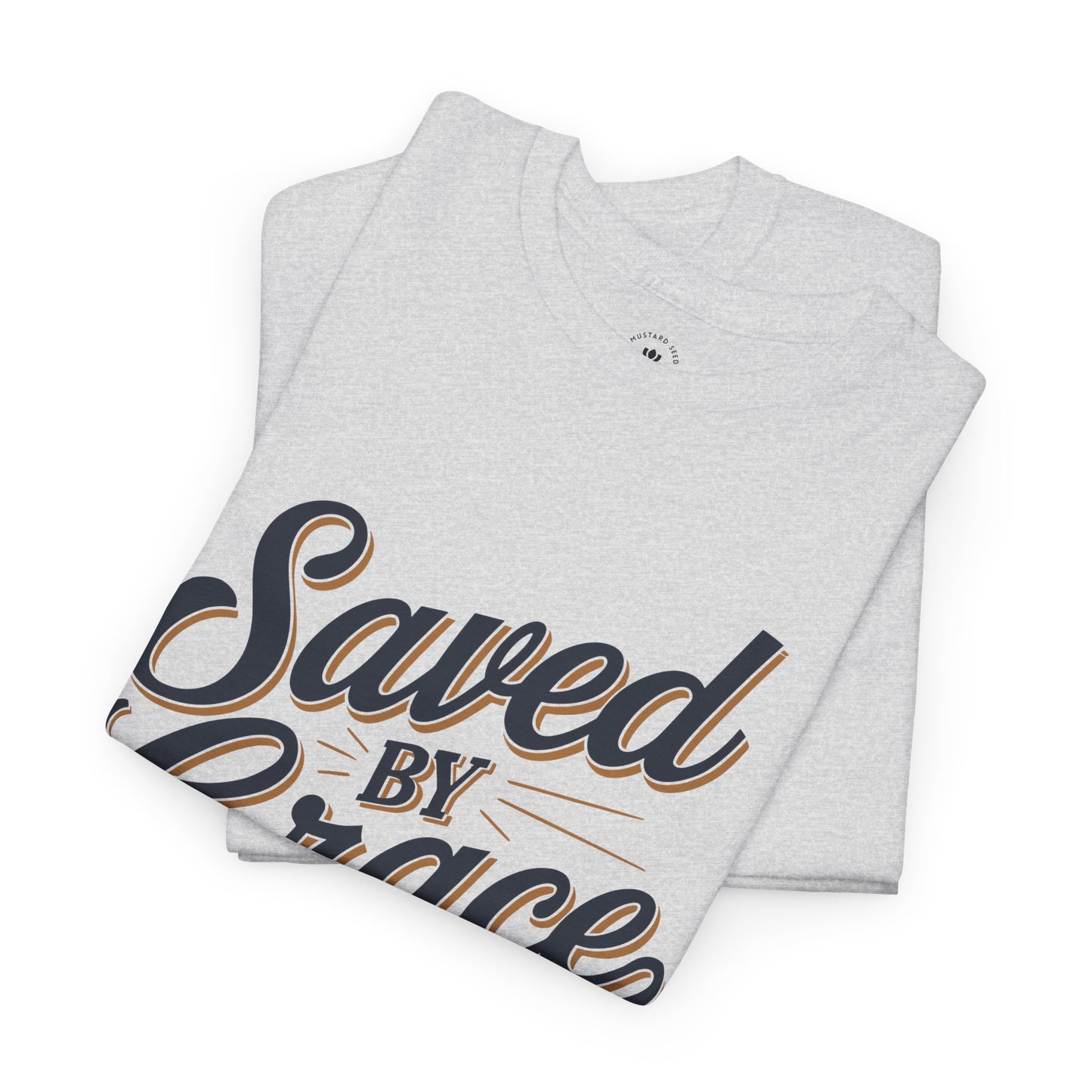 "Saved by Grace" Unisex Heavy Cotton Tee