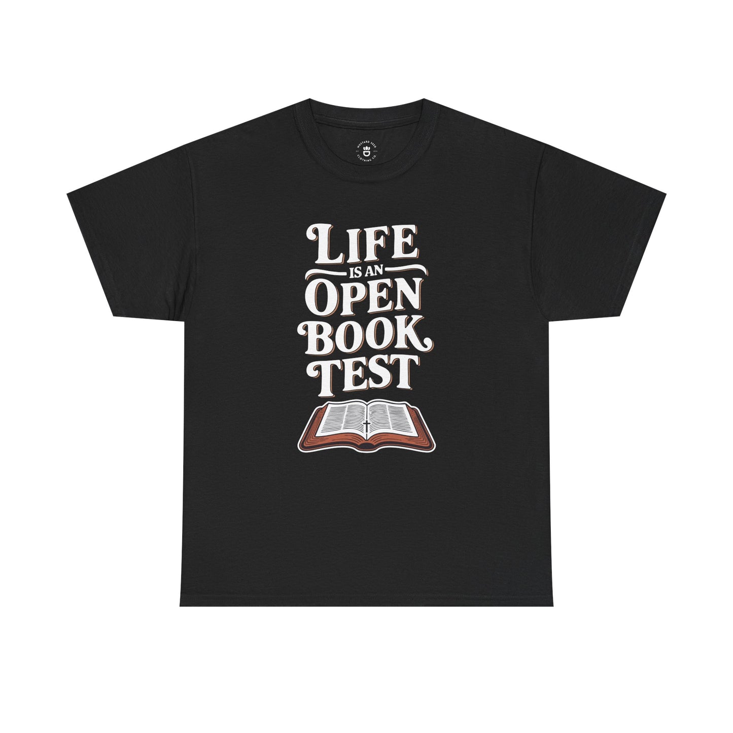 "Open Book Test" Unisex Heavy Cotton Tee