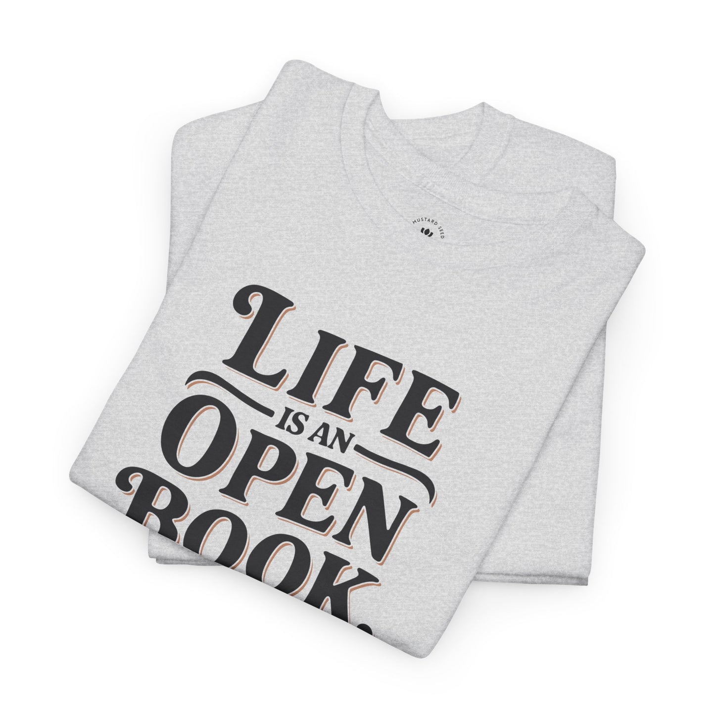 "Open Book Test" Unisex Heavy Cotton Tee