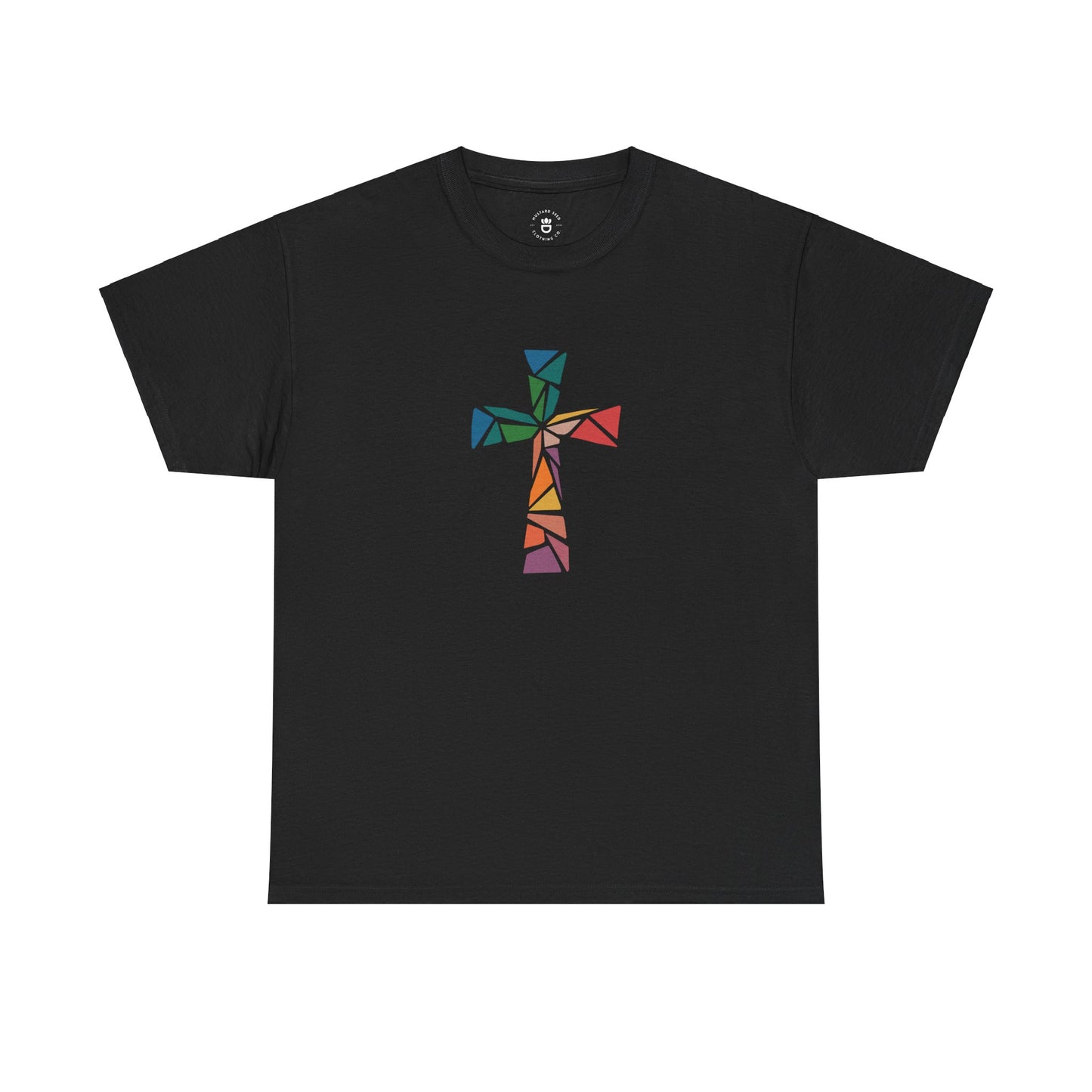 "Mosaic Cross" Unisex Heavy Cotton Tee