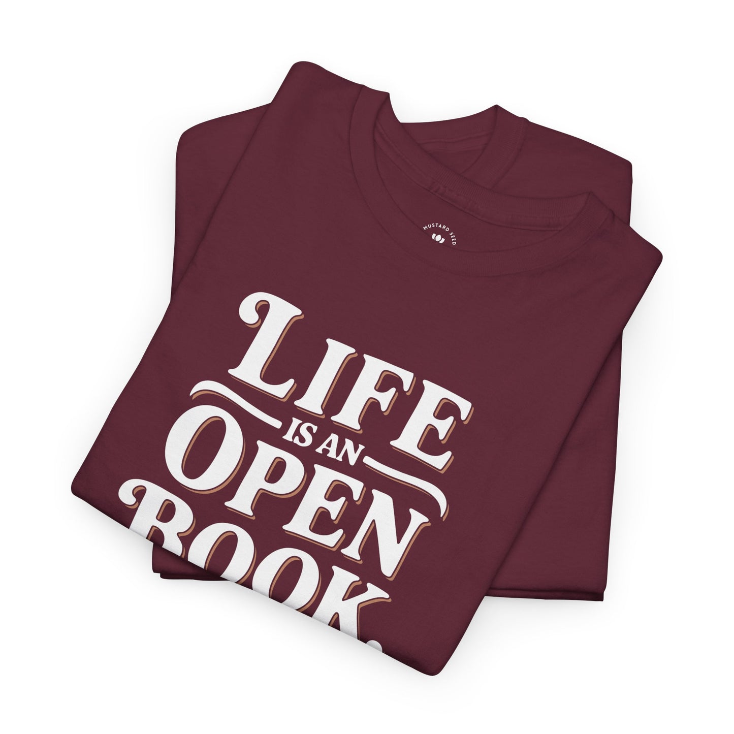 "Open Book Test" Unisex Heavy Cotton Tee