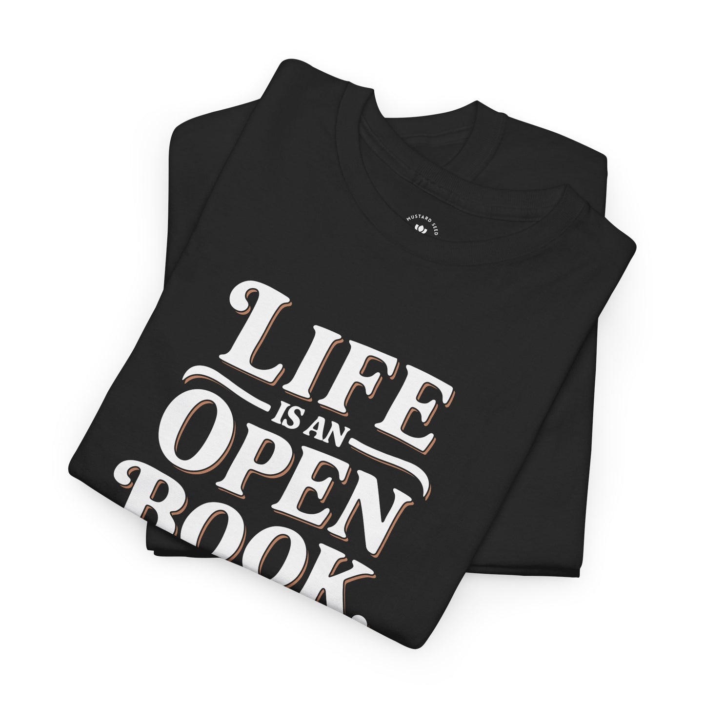 "Open Book Test" Unisex Heavy Cotton Tee