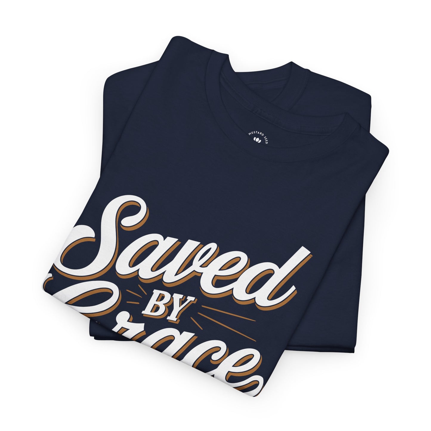 "Saved by Grace" Unisex Heavy Cotton Tee