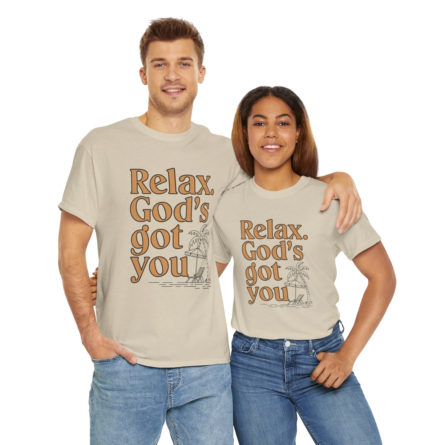 "Relax" Unisex Heavy Cotton Tee