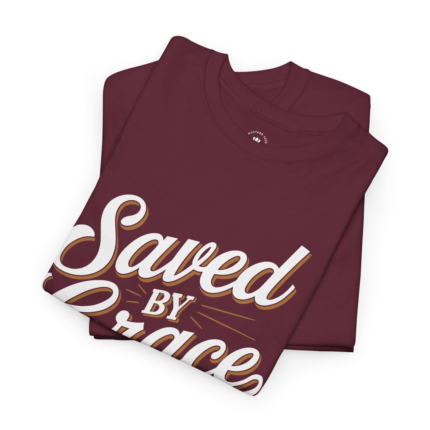 "Saved by Grace" Unisex Heavy Cotton Tee