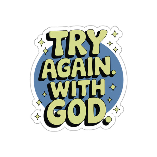 Try Again Sticker