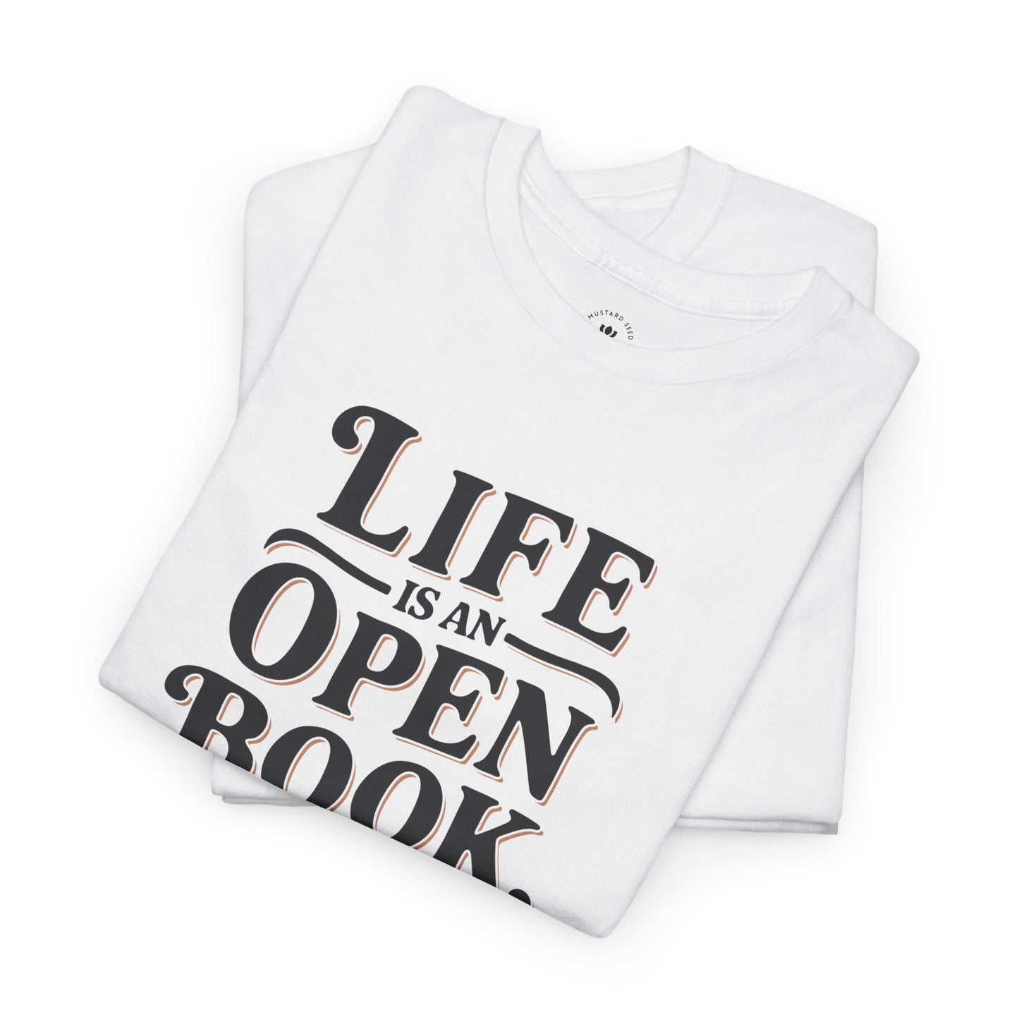 "Open Book Test" Unisex Heavy Cotton Tee