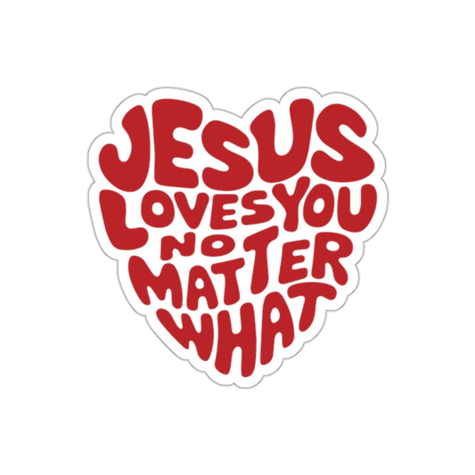 Jesus Loves You Sticker