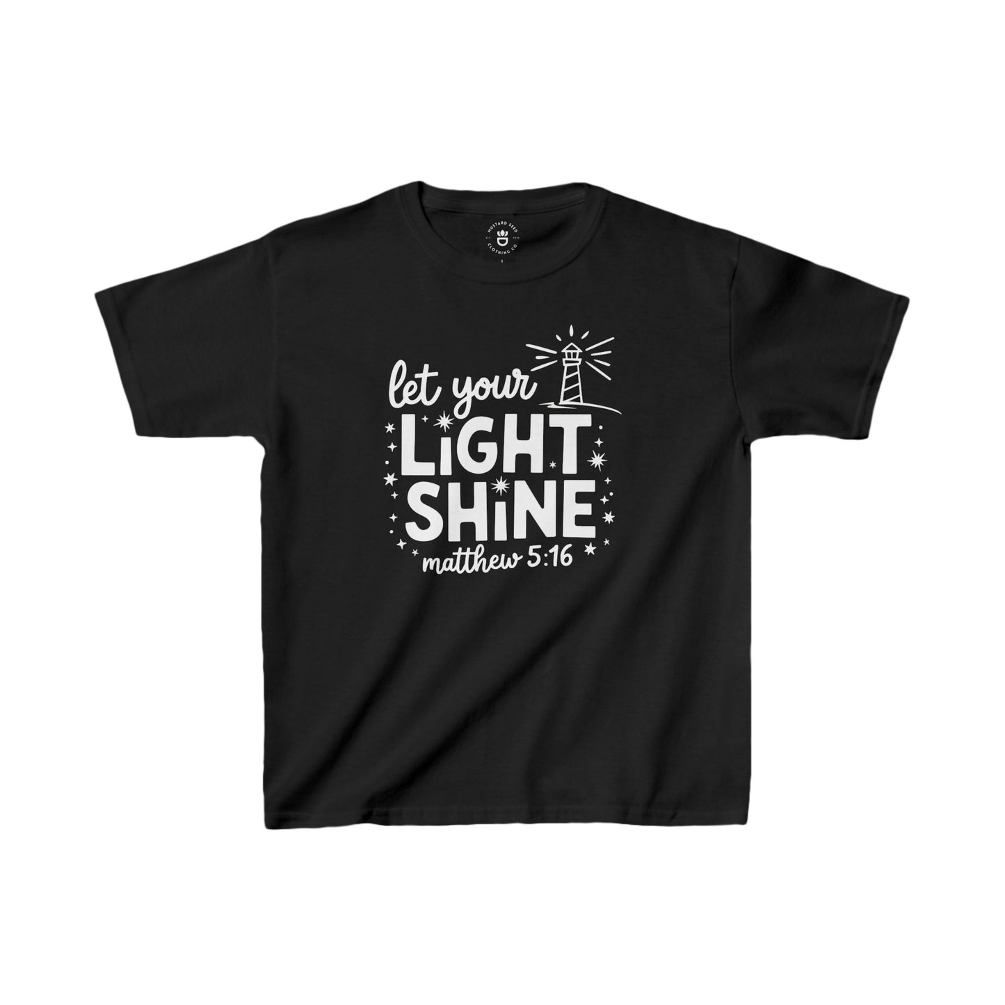 "Let Your Light Shine" Kids Heavy Cotton™ Tee