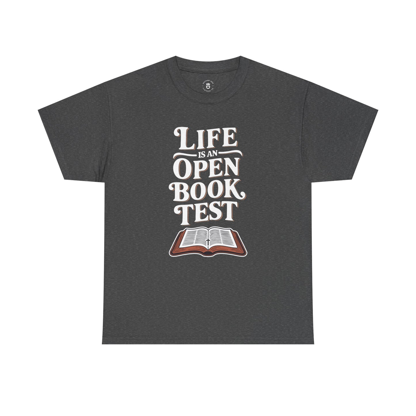 "Open Book Test" Unisex Heavy Cotton Tee
