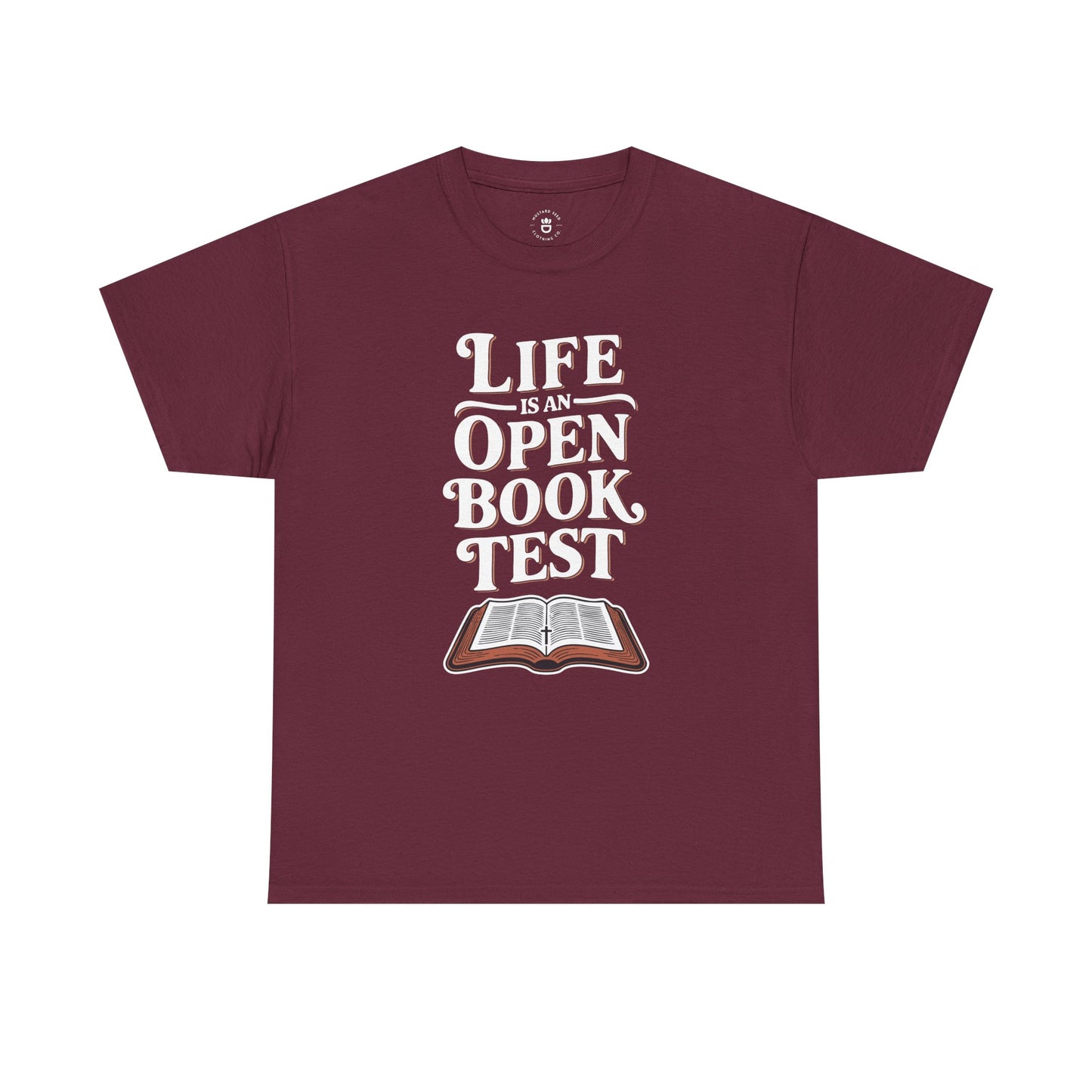 "Open Book Test" Unisex Heavy Cotton Tee