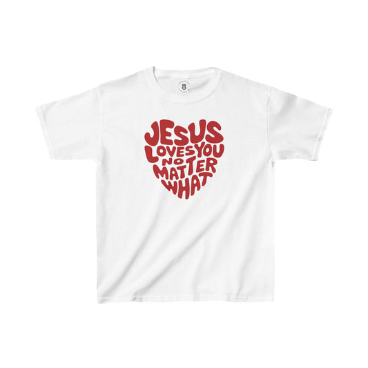 "Jesus Loves You" Kids Heavy Cotton™ Tee