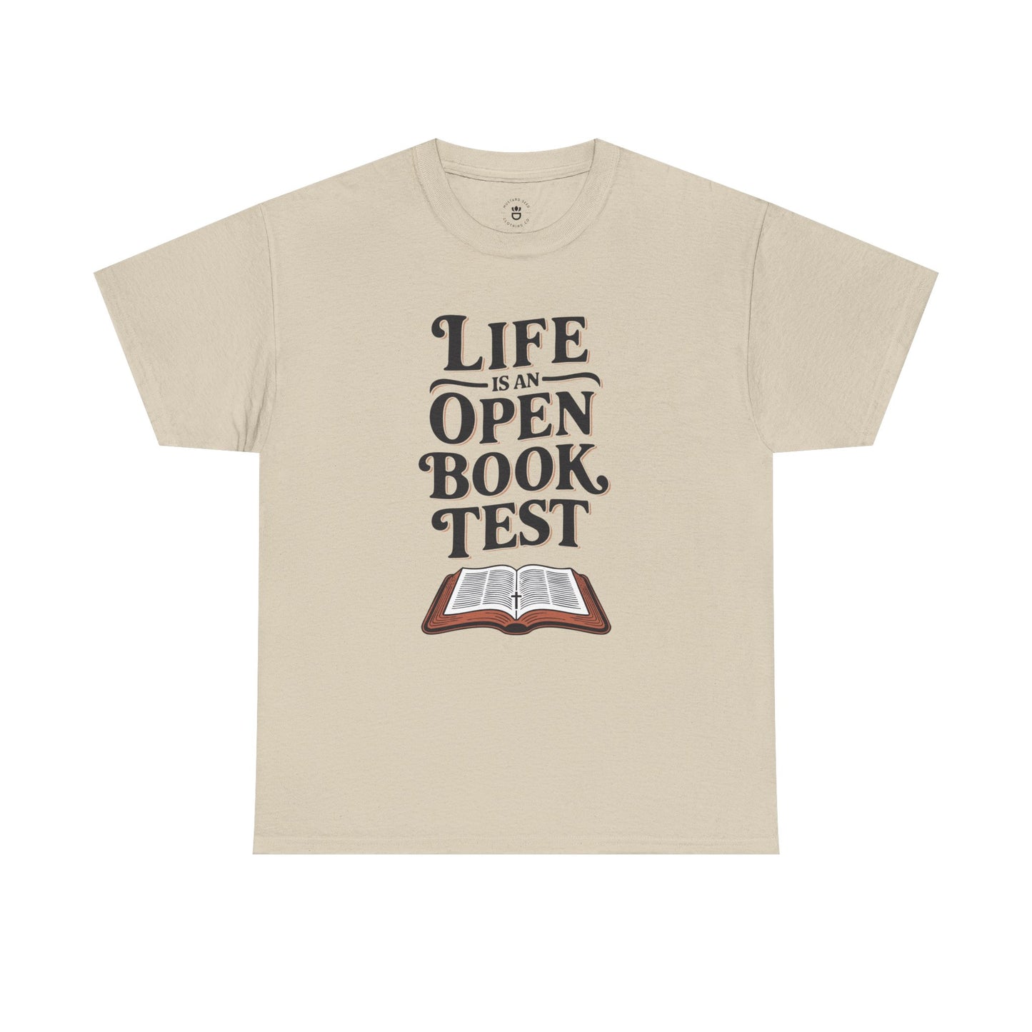"Open Book Test" Unisex Heavy Cotton Tee