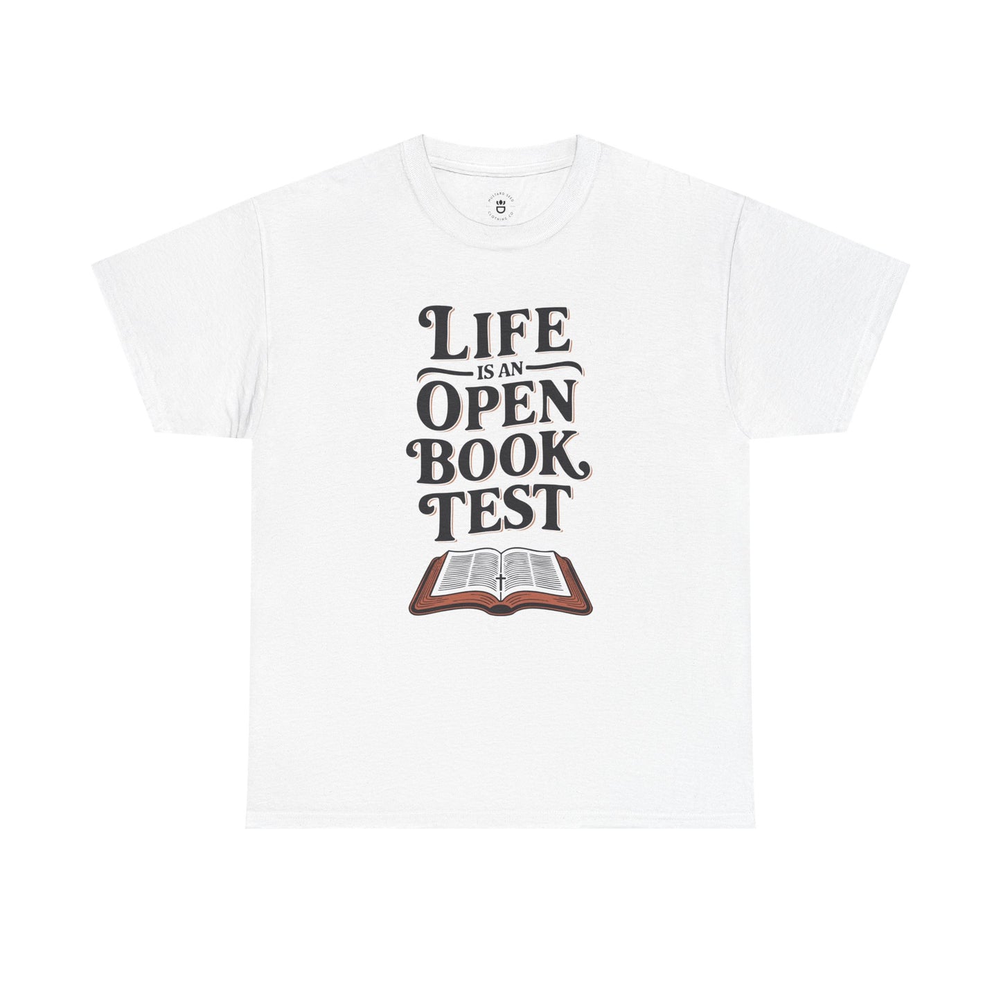 "Open Book Test" Unisex Heavy Cotton Tee
