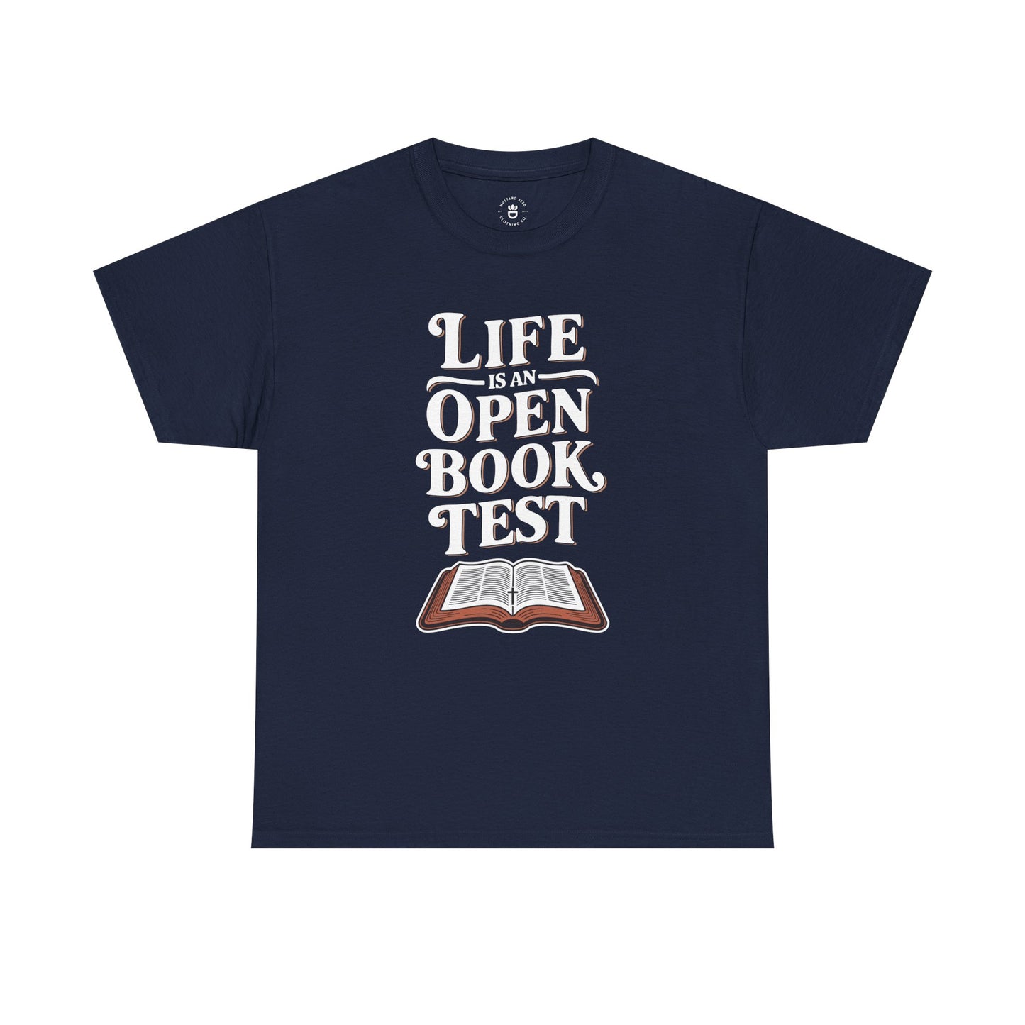"Open Book Test" Unisex Heavy Cotton Tee